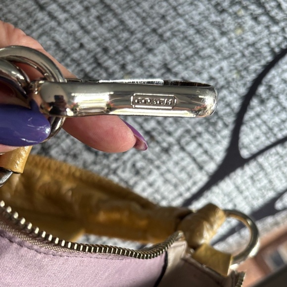 Coach KRISTIN Gold Leather Slouchy Shoulder Bag – 2010, Soft Butter Leather - Picture 11 of 12